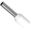 AUPROTEC Puntalini isolati 0,34-50 mm² Terminali a Bussola: 1000 pezzi, 0.75 mm² Bianco