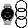 KELOLIN [3 Pezzi] Pellicola Protettiva per Garmin Venu 2 Plus Facile da Installare (Curva 3D), Copertura Completa, Anti Graffio, HD Protezione Schermo Compatibile con Garmin Venu 2 Plus