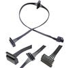 ezonpinzv Cavo di alimentazione standard da 4 pin a 2 SATA HDD SSD ODD da 7 mm a 4 pin a doppio SATA cavo di alimentazione compatibile con scheda madre Lenovo H61 H81 B250, Thinkcentre Thinkserver