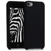 kwmobile Back-cover compatibile con Apple iPod Touch 6G / 7G (6a e 7a generazione) Back Cover Soft Case gommata in morbido silicone TPU - nero