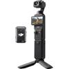 DJI Osmo Pocket 3 Creator Combo, fotocamera digitale con CMOS da 1'' e video 4K/120fps, stabilizzazione a 3 assi, microfono incluso, messa a fuoco rapida per vlogging, selfie e viaggi