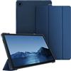 FINTIE Custodia per Samsung Galaxy Tab A11+ Plus 11 2025 / Tab A9+ Plus 11 Pollici 2023, Sottile Leggero Case Posteriore Opaca Traslucida Cover, Blu Scuro