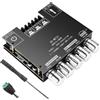 VETOLAKA Amplificatore audio HiFi: 2 x 50 W + 100 W 2.1 canali, amplificatore scheda con Bluetooth e regolazione dei bassi, ingressi Bluetooth e AUX, DC 12-24 V per altoparlanti passivi