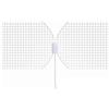 RGTech Monarch 50 Trasparente - Antenna per interni HDTV - ambito da 50 miglia, multi-direzionale tecnologia e filtro 4G per il massimo UHF/VHF/FM/USB TV tuner/DVB-T/DVB-T2 / DAB radio ricezione