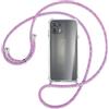Sewutoyu Custodia Collana per Cellulare Compatibile con Motorola Moto Edge 20 Lite - Cover Silicone TPU Protettiva Trasparente - Custodia indossabile per Collo - Case a Tracolla con Cordina, Unicorno