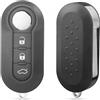 AWPARTS - Guscio chiave auto - Guscio chiave radio - Auto telecomando alloggiamento chiave auto compatibile con Iveco Daily, Fiat Ducato, Croma, Doblo, Panda, Punto