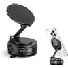 JYYWTSI Supporto per cellulare sottovuoto per auto con ventosa e magneti N55, girevole a 360°, per tutti i telefoni cellulari, per iPhone 17, 16, 15, 14 Pro Max