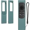 kwmobile Custodia Silicone Telecomando Compatibile con Samsung Smart TV TM2280e BN59-01385 / BN59-01386 / BN59-01391A Cover - Guscio Protettivo Telecomando Antiscivolo - Verde Scuro