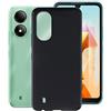 KJYFOANI Cover per ZTE Blade A33s Custodia, Nero Morbido Silicone Ultra Sottile TPU Case Anti-Graffio Antiurto Bumper Protezione Guscio per ZTE Blade A33s (6.67) - Semplice
