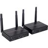 EXVIST 1080P Extender HDMI wireless con loop-out HDMI, fino a 656 piedi, supporto IR, adatto per la trasmissione di video da laptop, PC, YouTube, Xbox One, PS4 a HDTV o proiettore ecc.