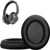 kwmobile 2x Cuscinetto Cuffie Compatibile con EarFun Wave Pro Pad - Cuscinetti Ricambio Cuffie Over Ear Simil Pelle - nero