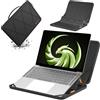 Smatree MS98 Custodia protettiva rigida in EVA con stand compatibile per 15,6 pollici MSI Alpha 15 AMD Advantage Edition, MSI Bravo 15 B7E, Katana GF66/Katana 15/Sword 15 Laptop