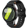 MYAPULUA Cinturino per Samsung Galaxy Watch 7/6/5/4/FE 40mm 44mm,Galaxy Watch 6 Classic 47mm 43mm/Watch 4 Classic 46mm 42mm/Watch 5 Pro 45mm,cinturino sportivo in silicone senza spazio cinturini di ricambio