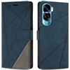 SONWO Cover per Honor 90 Lite, Flip Caso in PU Pelle Case Cover Custodia con Slot per Schede e Supporto Stand per Honor 90 Lite, Blu