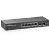 MokerLink Switch Ethernet 5 porte 2.5Gigabit con 2 slot SFP 10G, 5 porte 2.5G Base-T, isolamento VLAN, piccolo interruttore di rete non gestito in metallo senza ventola