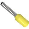 AUPROTEC Puntalini isolati 0,34-50 mm² Terminali a Bussola: 500 pezzi, 0.34 mm² Giallo