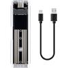 kwinfei Case SSD NGFF USB 3.0 Gen 2 10Gbps, Adattatore SS-D M2 NGFF USB per SSD M-Key/M+B Key 2230/2242/2260/2280, Case SSDM2 Portatile con Dissipazione del Calore, Adattatore S SD USBCPlug and Play