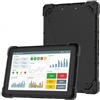 HEIGAOLAPC Tablet PC Robusto Win11 Pro Tablet Computer Esterno 10,1 Resistente Acqua e Polvere IP67 per Industriale, N100, 8GB Ram 128GB Rom, 8000mAh Batteria, 1280 * 800, Tipo-C, RS232, SIM 4G, GPS