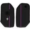 kwmobile Cover Chiave Moto Compatibile con BMW R1250GS C400X C400GT F900R F750GS R1200GS GS1250 Case - Custodia Chiavi Copri Telecomando - Copertura Chiave Moto - Silicone - Nero/Viola