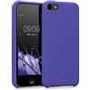 kwmobile Back-cover compatibile con Apple iPod Touch 6G / 7G (6a e 7a generazione) Back Cover Soft Case gommata in morbido silicone TPU - blu viola