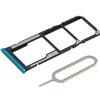 MMOBIEL Vassoio Carta SIM Compatibile con Xiaomi Redmi Note 9 / 9S / 9 Pro - Porta Scheda SIM incl Il Pin della SIM - Blu