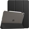 TiMOVO Cover per iPad Air 13 Pollici (M4 2026/M3 2025/M2 2024), Custodia Sottile Con Supporto, Supporta Touch ID, Auto Sveglia/Sonno con Retro Traslucido - Nero