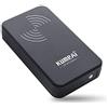 KUMEAI Lettore Bluetooth UHF RFID portatile per iOS, Mac, Android, Windows, lettura di 50 tag RFID al secondo, offerta app e SDK (4000 mAh)