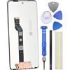 Double Sure Schermo LCD IPS di ricambio per Motorola Moto G15 nero 6,7 pollici