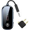Hoite Adattatore Bluetooth per aereo, trasmettitore 2 in 1 Bluetooth wireless per aereo per cuffie TV Dual Link, per PC/auto/palestra/stereo di casa