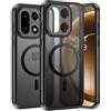 FDHYFGDY Cover Magnetica per OnePlus 15 Custodia, Cover in PC Ultrasottile e Antigraffio+Silicone Morbido Antiscivolo Sul lato, Antiscivolo e Antiurto, Scocca Traslucida Satinata