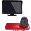 Berlingan 〔Kit telecamera per retromarcia〕4.3'' Monitor LCD + Obiettivo da 12 mm CMOS Telecamera posteriore per auto HD 3° freno per Fiat talento Nissan NV300 Renault Trafic III Primastar Opel/Vauchall Vivaro