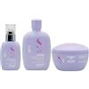 Alfaparf Semi di Lino Smoothing Trio: Shampoo, Maschera & Crema Leave-in Anti-Crespo