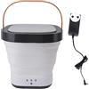 Aurikall Mini lavatrice portatile pieghevole TPE compatta lavatrice a secchio per piccoli vestiti a casa e in viaggio Spina UK 100-240 V