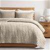 R.SHARE Copriletto Matrimoniale Estiva 200x220cm Beige, Trapunta Matrimoniale Primaverile, Trapuntino Leggero Coperta Divano Letto Multiuso Microfibra Morbido Confortevole OEKO (senza federa)
