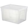 Sicignano Casalinghi Ingrosso Casalinghi Sicignano | Contenitore Storage Visual Box XL High Trasparenti con Coperchio | 39x29x24h cm, 20 Litri | Plastica Alimentare, Multiuso per Casa, Ufficio, Cucina e Garage