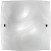 Fan Europe Plafoniera Quadrata E27, 60 W, Cromo, 30x30
