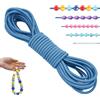 LEREATI Filo Elastico per Braccialetti Resistente 2.5mm x 5m Cordino Elastico Fili per Braccialetti, Cordoncino per Collane, Filo Elastico per Cucire Fai da Te Perline (Blu Cielo)