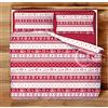 Tex family COMPLETO lenzuolo TIROLESE dis. TIROLO in puro cotone Made in Italy - Due Piazze