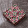 Surwin Cuscino Quadrato Cuscino Meditazione Stile Marocchino Materasso da Pavimento Cuscini per Esterno Cuscino Yoga per Soggiorno, Camera da Letto, Patio e Altro (40x40cm,A)