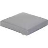Gardenista Quadrato Cuscino da pavimento 60x60cm, Cuscino per Sedia Resistente all'acqua per Interni e per Esterni, Trapuntato Cuscino per Mobili da Giardino Morbido e Leggero (1, Argento)