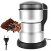 Jokapy Macinacaffè elettrico 300 W macinacaffè One Press con lame in acciaio inox, coperchio trasparente, portatile per chicchi, spezie, erbe