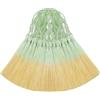 Aokbean Confezione da 50 mini pompon in seta per lavori creativi, segnalibri, creazione di gioielli carini con perle in resina, orecchini per ragazze, portachiavi, consegna di diplomi, chiave piccola, lunga