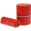 Danilovo Candele (Rosso) Profumate in Pura Cera d'Api - Candele Chiesa Ortodossa per Preghiere, Natale, Lunghe, N100, Altezza 16,5 centimetri, 200 pz