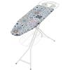 Colombo Asse da Stiro Stella 120x124cm con Porta Caldaia 10kg e Portabiancheria Rinforzato | Asse da Stiro Pieghevole Altezza Regolabile Fino a 95cm con Copriasse in Cotone Biologico | Made in Italy