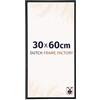 Dutch Frame Factory - Cornice 30x60 cm - Nero Opaco - Cornice per foto in Plastica con vetro plastico Antiriflesso - Cornice portafoto 30x60 cm - Angers