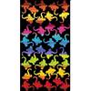 IL BOTTEGONE Telo Mare In Morbida Spugna Jacquard Antisabbia Spiaggia Piscina 100% Pregiato Cotone (Geko 02, 90x165 cm)