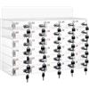 Easnuroz Contenitore per Telefoni Cellulari 12-80 Slot Cell Phone Locker Box per L'aula con Serrature E Chiavi per Porta Armadietto Mobile per Ufficio E Casa(30)