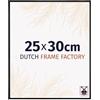 Dutch Frame Factory - Cornice 25x30 cm - Nero Opaco - Cornice per foto in Plastica con vetro plastico Antiriflesso - Cornice portafoto 25x30 cm - Easy