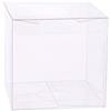 tooloflife 10 x 10 x 10 cm Trasparente Scatola di Caramelle in PVC plastica Confezione Regalo scatole bomboniera Dolce 10 Pezzi