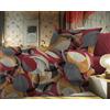 Riad Arredo Set Copripiumino Morbido 100% Puro Cotone Italiano - Parure Sacco Piumino con Federe Made in Italy (Kandinsky Fire, Singolo 150x240 + 1 federa 52x82)